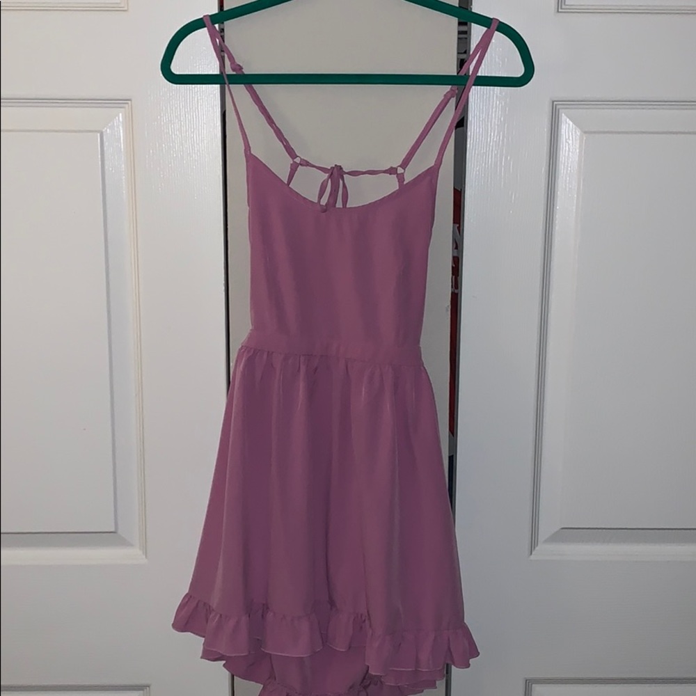 Backless Mini Dress